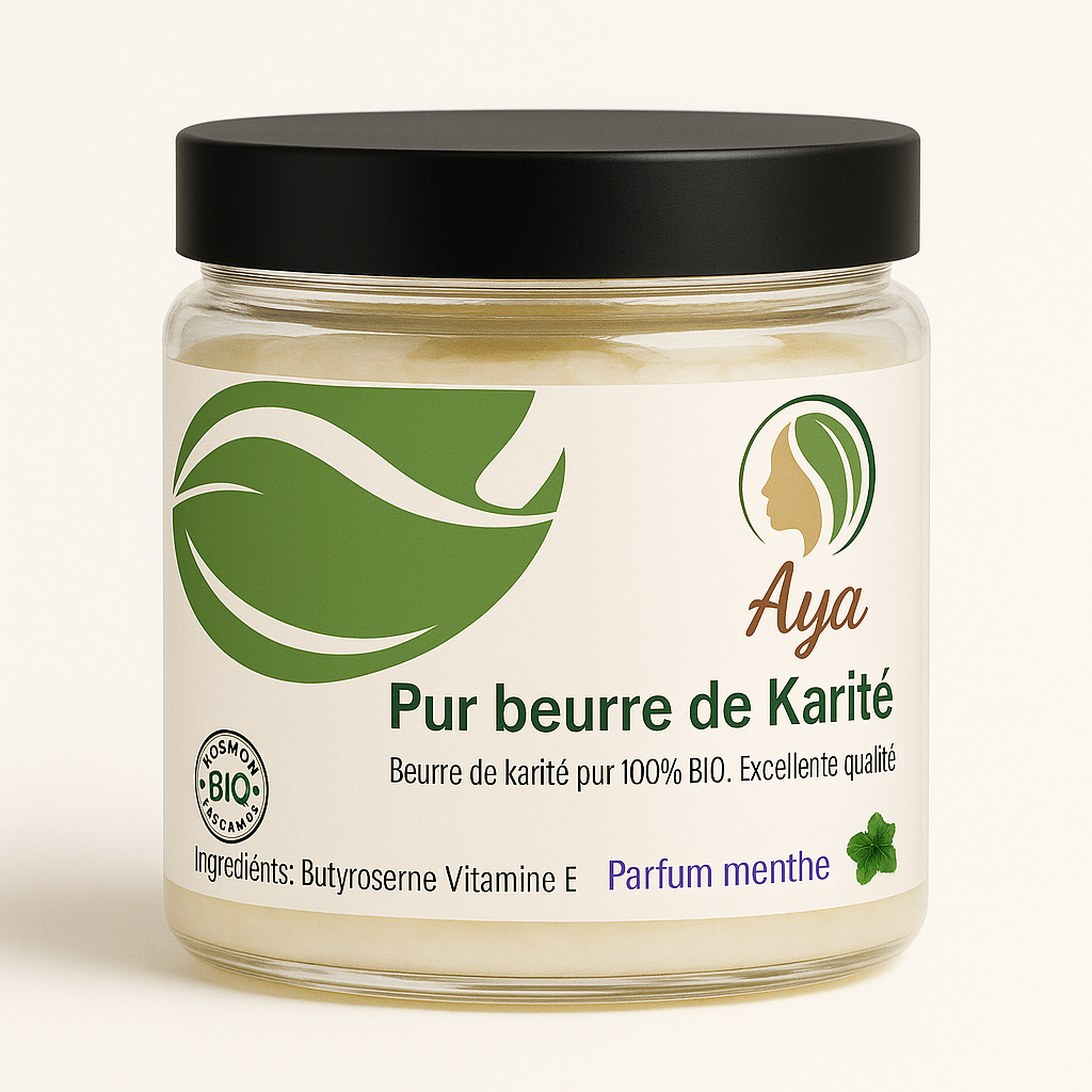 🌿 Aya – Pur Beurre de Karité | Parfum Menthe