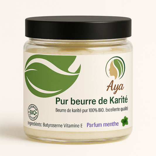 🌿 Aya – Pur Beurre de Karité | Parfum Menthe